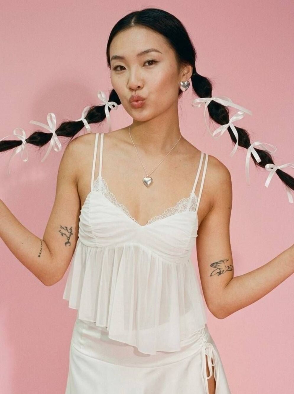 💬🔥NWT Princess Polly White Corella Cropped Sleeveless Top Size 4